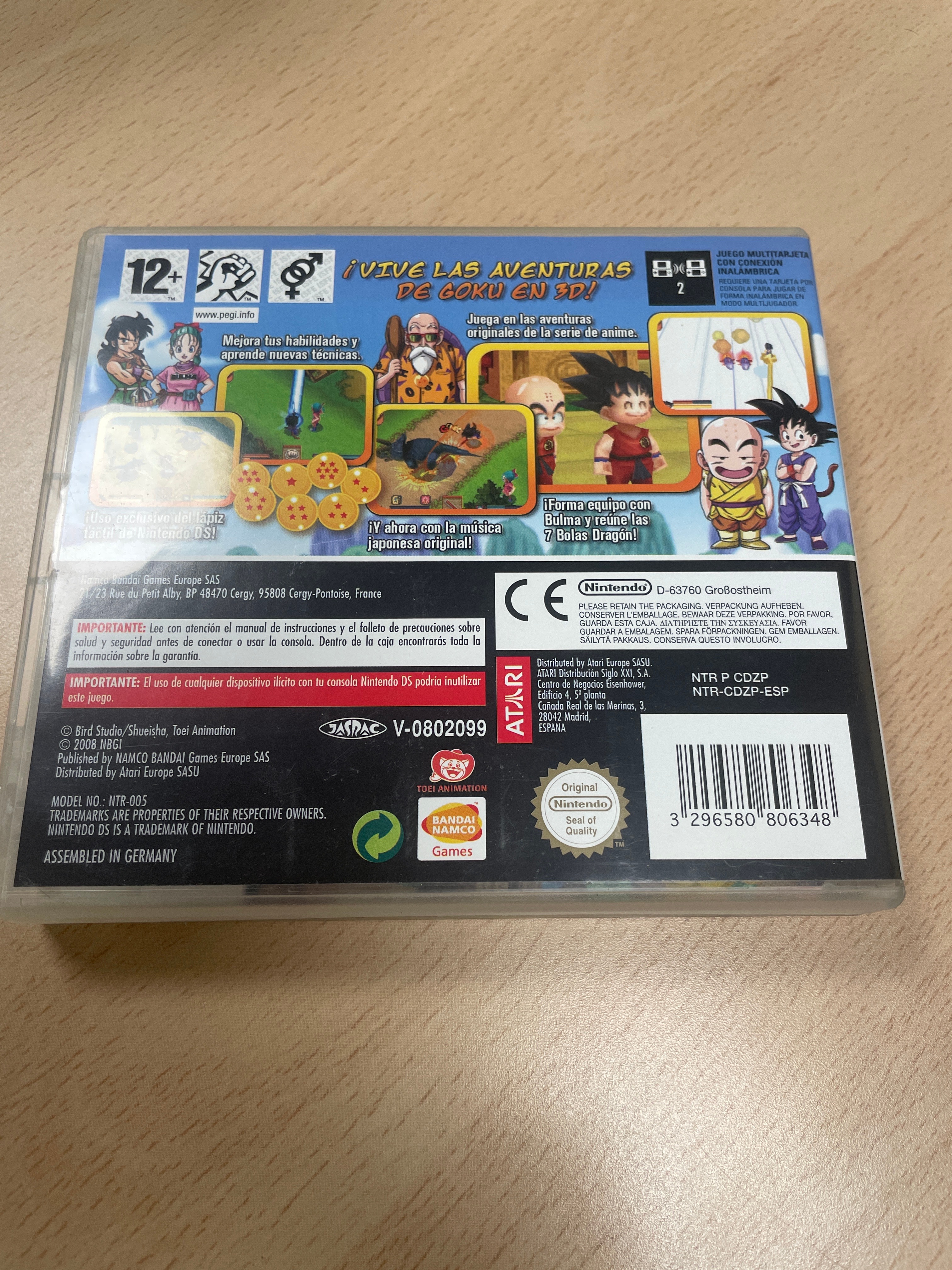 Caratula trasera